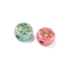 Plating Opaque Acrylic Beads AC-CBA529B-06-2