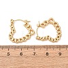 304 Stainless Steel Hoop Earrings EJEW-D364-01G-3