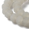 Imitation Jade Solid Color Glass Beads Strands LS-EGLA-A034-J6mm-MD10-4