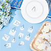 60Pcs Plastic Plate Hanger FIND-CP0001-10-5