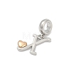 Brass European Dangle Charms KK-Z097-01X-GP-2