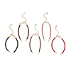 3MM Round Braided Leather Bracelet Making AJEW-JB01542-1