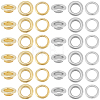200Pcs 2 Colors Iron Grommet Eyelet Findings IFIN-GF0001-59D-1