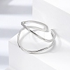 304 Stainless Steel Cuff Open Rings RJEW-P188-02F-P-3