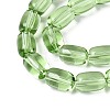 Transparent Glass Beads Strands GLAA-T028-14T-A01-3
