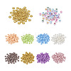 Beadthoven 7790Pcs Flat Round Handmade Polymer Clay Beads CLAY-BT0001-01-8