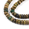 Natural Verdite Stone Beads Strands G-T140-72B-3