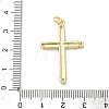 Brass Micro Pave Cubic Zirconia Pendants KK-Z153-24G-4
