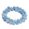 Dyed Imitation Jade Glass Beads Strands GL-Z001-02A-01-3
