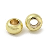 Rack Plating Large Hole Brass  Beads FIND-Z024-04A-G-2