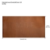 Crazy Horse Leather Placemat AJEW-WH0709-716C-1