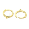 Brass Hoop Earrings EJEW-L211-012D-G-2