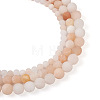 Yilisi 3 Strands 3 Style Natural Pink Aventurine Beads Strands G-YS0001-13-2