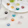 72Pcs 12 Colors Handmade Glass European Beads GLAA-DC0001-55-4