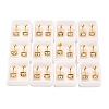 Square Crystal Rhinestone Ear Fake Plugs EJEW-H105-21G-A-1