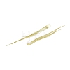 Brass Chains Tassel Earrings EJEW-P236-01G-2