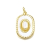 Brass Enamel Pendants X-KK-K400-20G-01-1