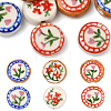 6Pcs 6 Styles Handmade Porcelain Beads PORC-YW0001-82-1