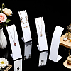 Desktop Acrylic Slant Back Single Necklace Display Stands ODIS-WH0025-234A-4