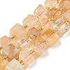 Natural Citrine Beads Beads Strands G-G053-B09-01A-1