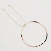 Glass Seed Braided Bead Bracelet CG0646-13-1