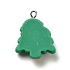 Christmas Opaque Resin Pendants X-RESI-G043-B03-3