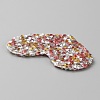 Heart Hotfix Rhinestone Appliques PATC-WH0008-51E-2