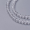 Natural Quartz Crystal Beads Strands X-G-F596-44-4mm-3
