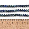 Natural Chrysocolla and Lapis Lazuli Beads Strands G-Z150-A04-4mm-5
