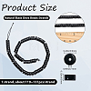 1 Strand Natural Black Onyx Beads Strands G-PA0002-32-2