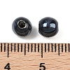 Glazed Porcelain Round Beads PORC-S489-6mm-03-2