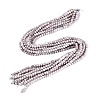 Anti-Tarnish Electroplate Glass Beads Strands EGLA-ZX010-4mm-01-3