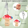 4Pcs Mushroom Resin Tablecloth Weights HJEW-SW00128-05-3