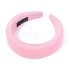 Polyester Sponge Thick Hairbands OHAR-O018-03G-2