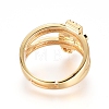 Adjustable Brass Finger Rings RJEW-G096-36G-3