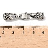 316 Surgical Stainless Steel Square Lobster Claw Clasps STAS-L307-02ASP-03-3