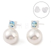 Hypoallergenic Bioceramics Zirconia Ceramic Stud Earrings EJEW-C111-15A-2