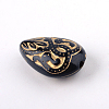 Teardrop Plating Acrylic Beads LS-X-PACR-Q102-151B-2