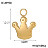 304 Stainless Steel Charms STAS-OY009-66G-2