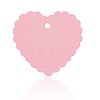100Pcs Lace Edged Heart Paper Gift Tags CDIS-CP0001-01A-6