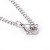 304 Stainless Steel Curb Chain Necklaces MAK-I012-X01-2