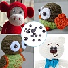 Plastic Craft Doll Eyes DIY-WH0126-03-6