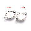 Alloy Cabochon Connector Settings LS-PALLOY-A13117-AS-NR-1