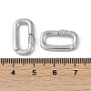 Brass Spring Gate Rings KK-Z078-01P-3