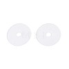 50Pcs Transparent PVC Insulating Gaskets PVC-T006-12mm-01-3
