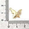 Brass Micro Pave Cubic Zirconia Pendants KK-Q035-12G-3