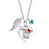 Heart with Wing Urn Ashes Pendant Necklace PW-WG4984E-12-1