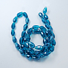 Electroplate Glass Beads Strands LS-EGLA-R008-11x8mm-4-2