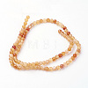 Natural Carnelian Beads Strands G-G735-64-4mm-2