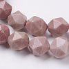 Natural Rhodonite Beads Strands G-J376-64-10mm-3